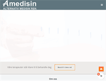 Tablet Screenshot of amedisin.no